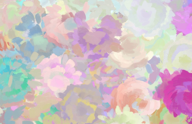 620x400 Flower Brushes, Abr Format Download Design Trends - Watercolor Flower Brush