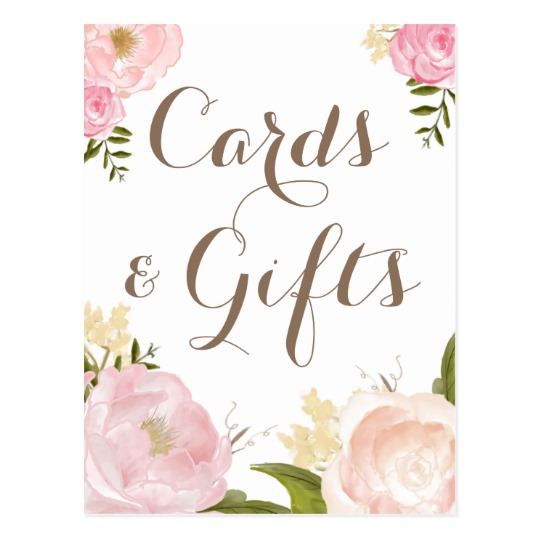 540x540 Romantic Watercolor Flowers Cards Amp Gifts Wedding Zazzle.ca - Watercolor Flower Card
