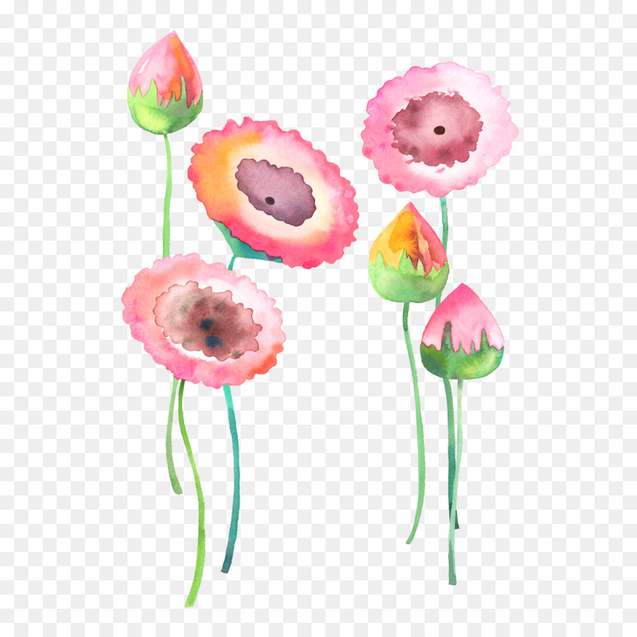 900x900 Watercolour Flowers Watercolor Flowers Painting - Watercolor Flower Clipart