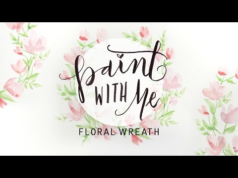 480x360 Paint With Me Floral Wreath Watercolor Tutorial (Beginner - Watercolor Flower Crown