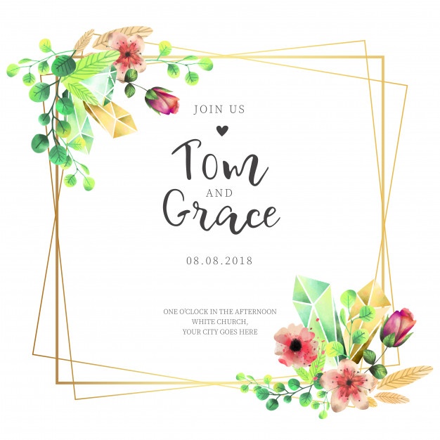 626x626 Floral Frame Vectors, Photos And Psd Files Free Download - Watercolor Flower Frame