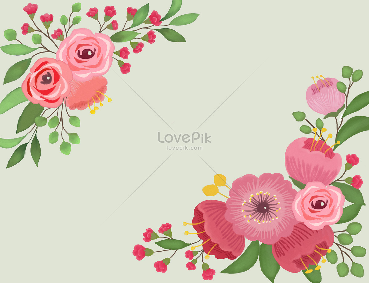 1200x920 The Background Of Watercolor Flower Elements Photo Image Picture - Watercolor Flower Free Download