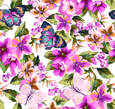 387x368 Vector Watercolor Flowers Free Vector Download (11,201 Free Vector - Watercolor Flower Free Download