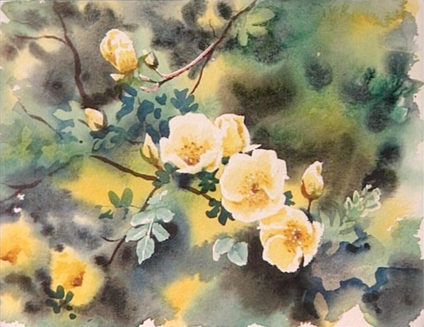 600x463 Watercolor Flower Painting Workshop Whites And Highlights With - Watercolor Flower Garden