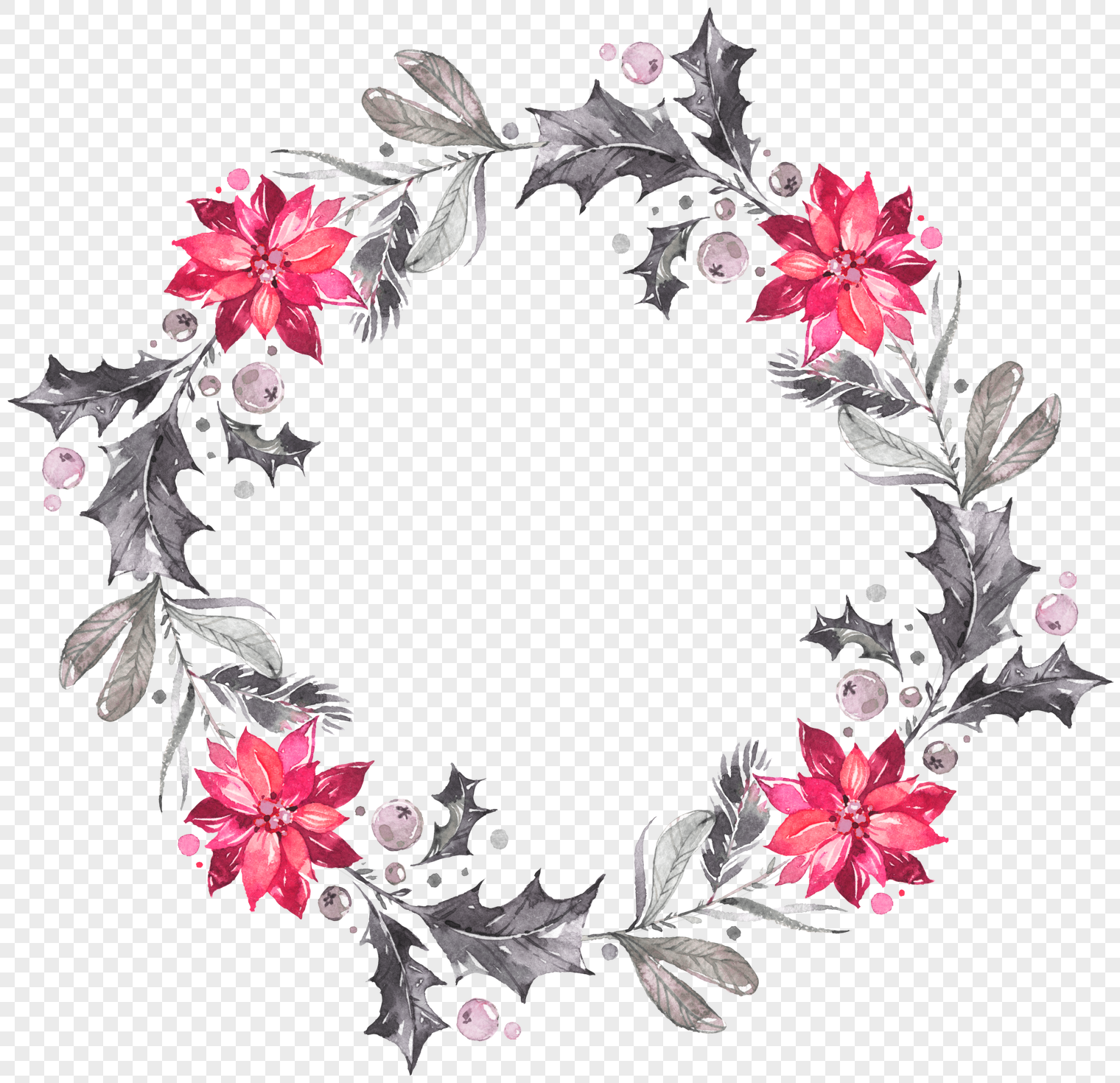1520x1470 Watercolor Flower Garland Png Image Picture Free Download - Watercolor Flower Garland