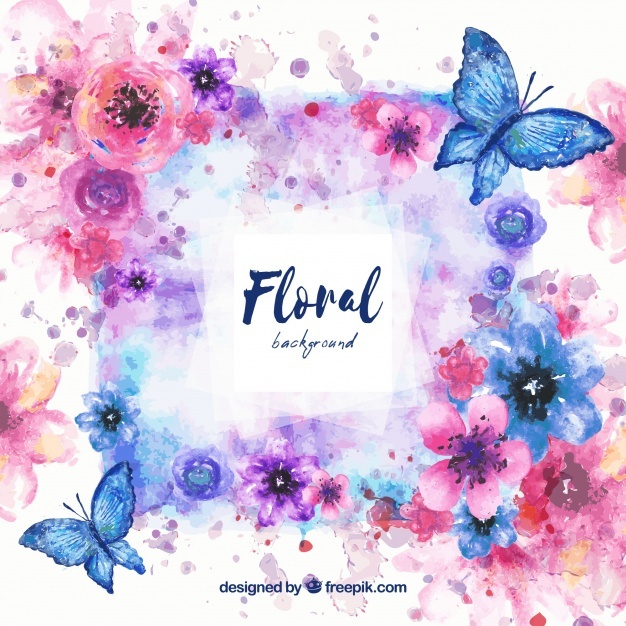 626x626 Watercolor Flowers Vectors, Photos And Psd Files Free Download - Watercolor Flower Images