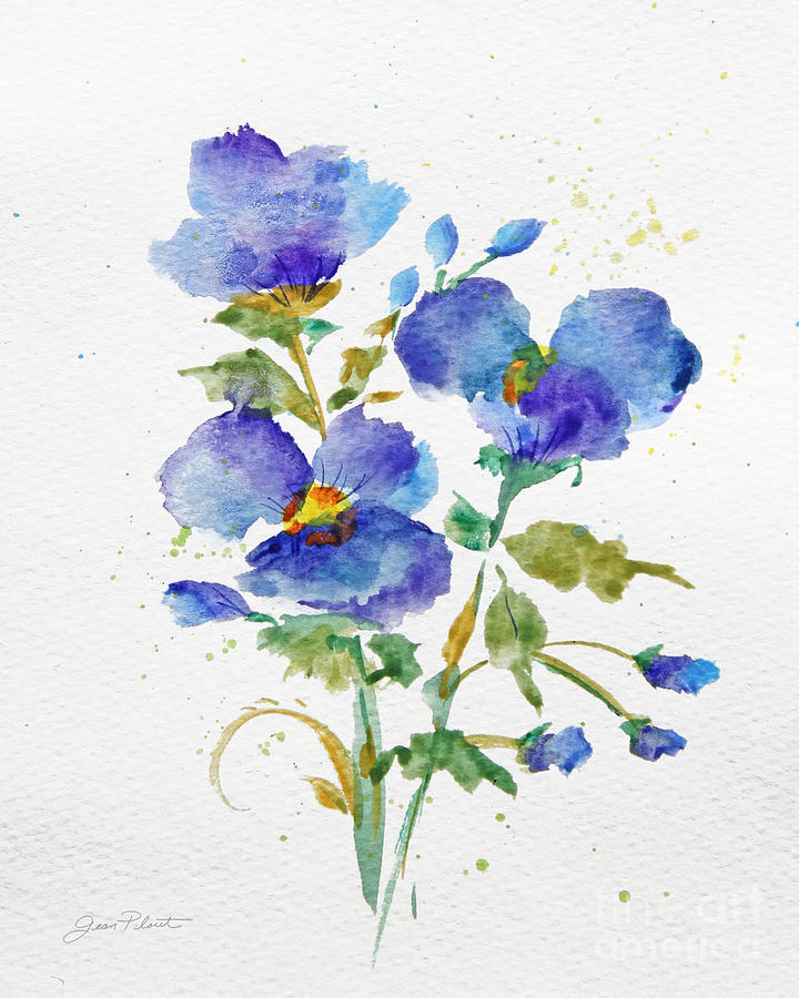 720x900 Watercolor Flowers Pictures - Watercolor Flower Images