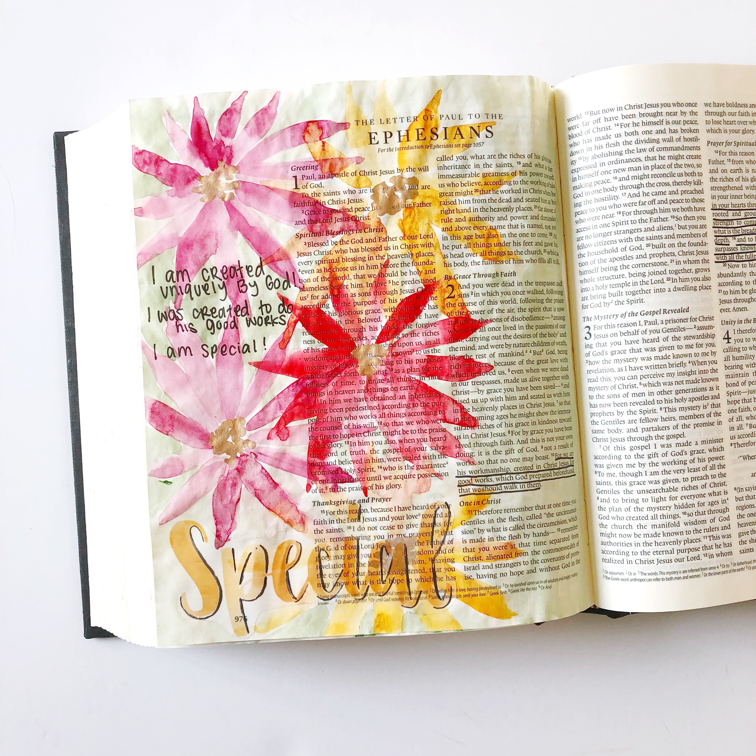 3024x3024 Easy Watercolor Flower Aster Bible Journaling With Me - Watercolor Flower Images