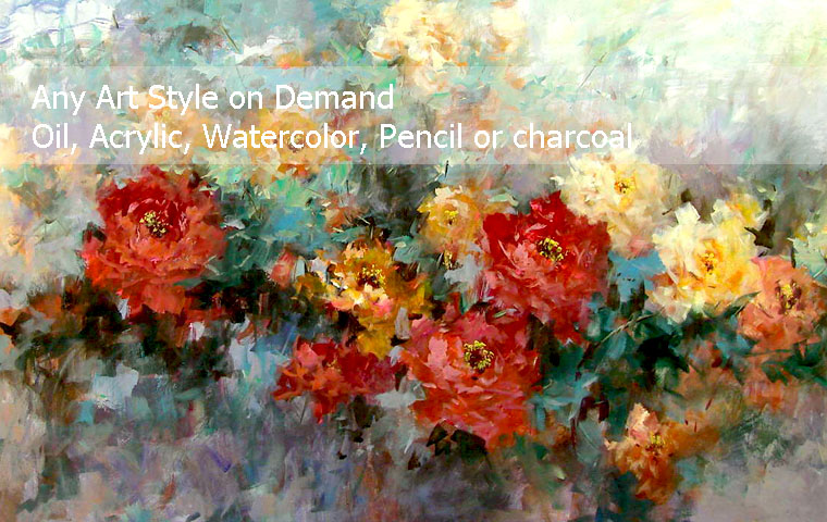 760x480 Oil Painting Wholesale Suppliers China Oil Paintings For Sale - Watercolor Flower Paintings For Sale