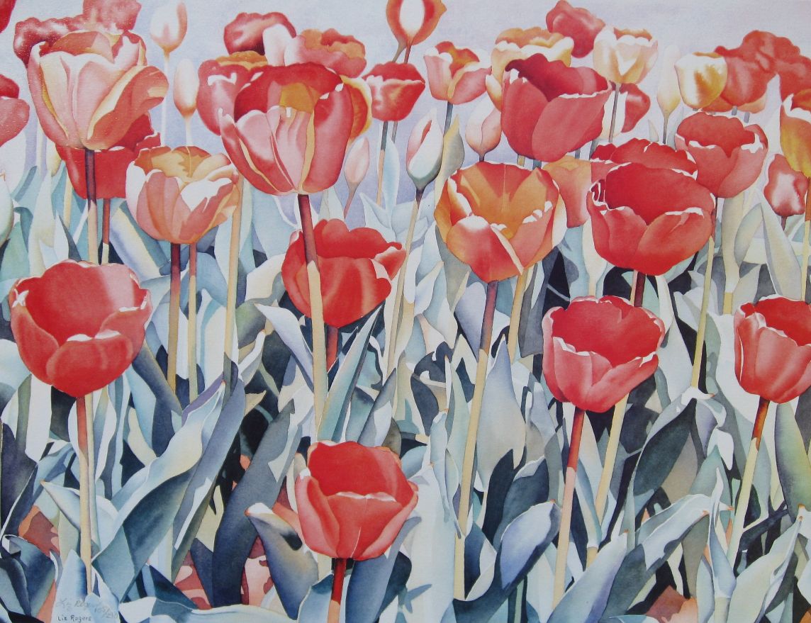 1144x879 Flower Watercolors - Watercolor Flower Prints