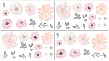 Watercolor Flower Stickers at PaintingValley.com | Explore collection ...