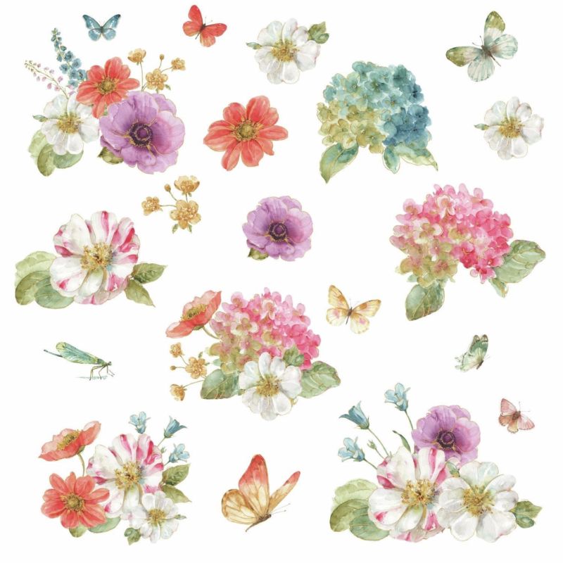 Watercolor Flower Stickers at PaintingValley.com | Explore collection ...