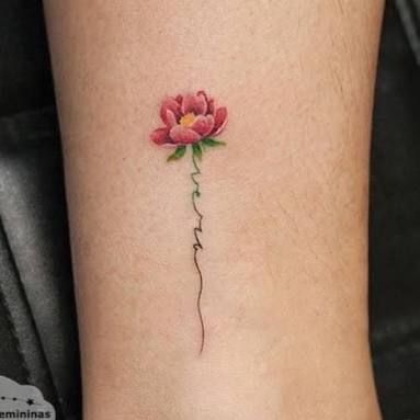 383x383 Pin By Tattoogrid On Lt Flower Tattoos Gt Tattoo - Watercolor Flower Tattoo