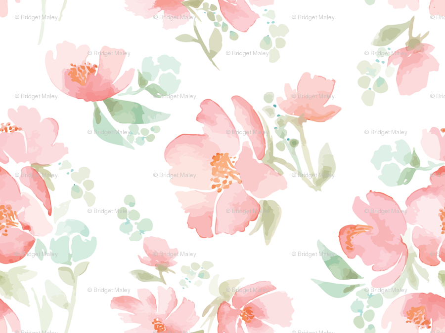 900x675 Giant! Watercolor Field Full Of Flowers - Watercolor Flower Wallpaper