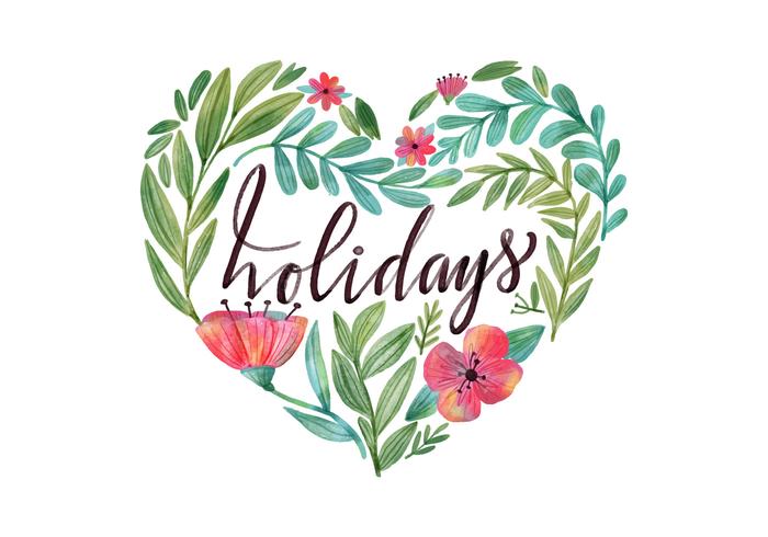 700x490 Holiday Watercolor Cards And Gifts - Watercolor Flowers