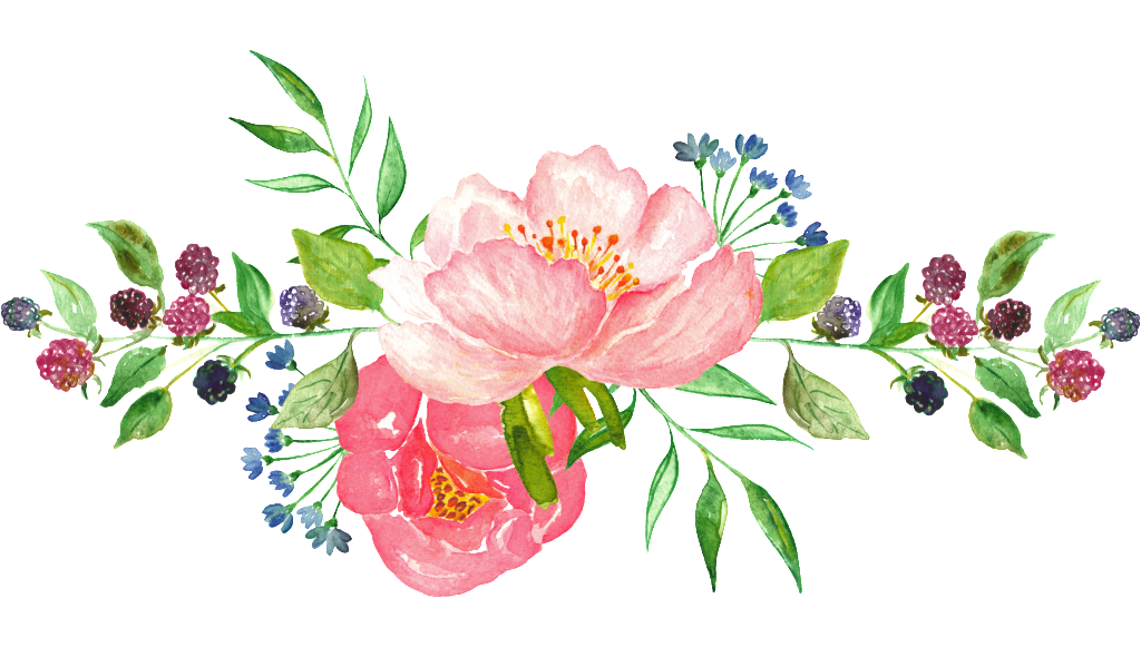 1024x581 Watercolor Flowers Hd Photos Free Download - Watercolor Flowers