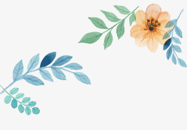 650x452 Watercolor Flowers, Watercolor Clipart, Flowers, Blue Png Image - Watercolor Flowers Blue