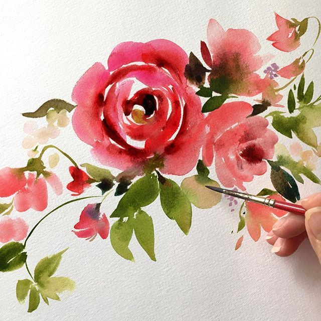 Watercolor Flowers For Beginners 14 