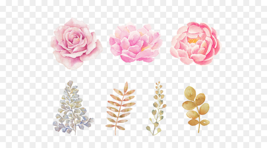 900x500 Pink Flowers Pink Flowers Watercolor Painting - Watercolor Flowers Pink