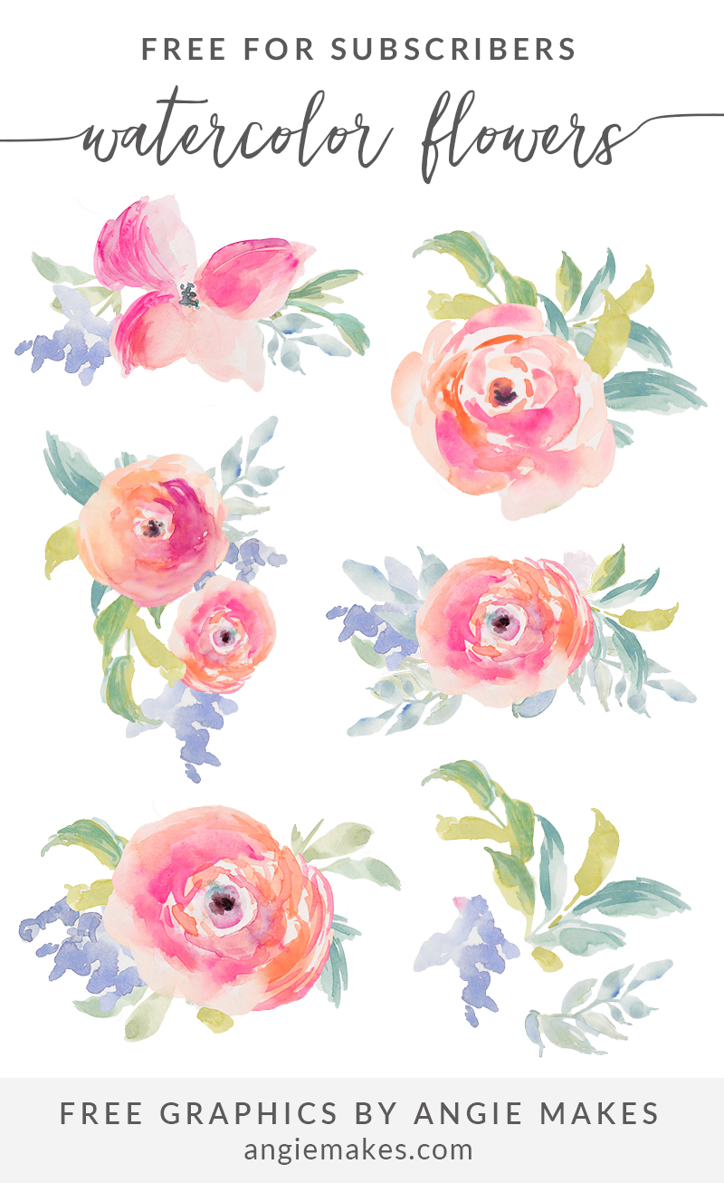 800x1306 Free Watercolor Flower Psd - Watercolor Flowers Psd
