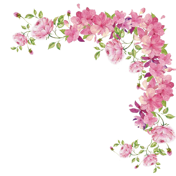 600x600 Watercolor Flowers Transparent - Watercolor Flowers Transparent