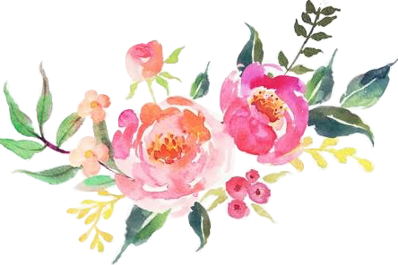 444x296 Collection Of Free Watercolor Transparent Summer. Download On Ubisafe - Watercolor Flowers Transparent