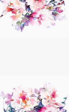 236x380 Watercolor Flower Background Tumblr - Watercolor Flowers Tumblr