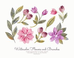 256x200 Watercolor Flower Free Vector Art 8,557 Free Amp Beautiful Files - Watercolor Flowers Vector