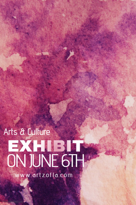 460x690 Paint Splash Watercolor Art Culture Exhibit Flyer Campaign Simple - Watercolor Flyer