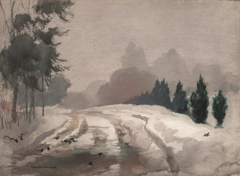 800x589 Winter Fog - Watercolor Fog