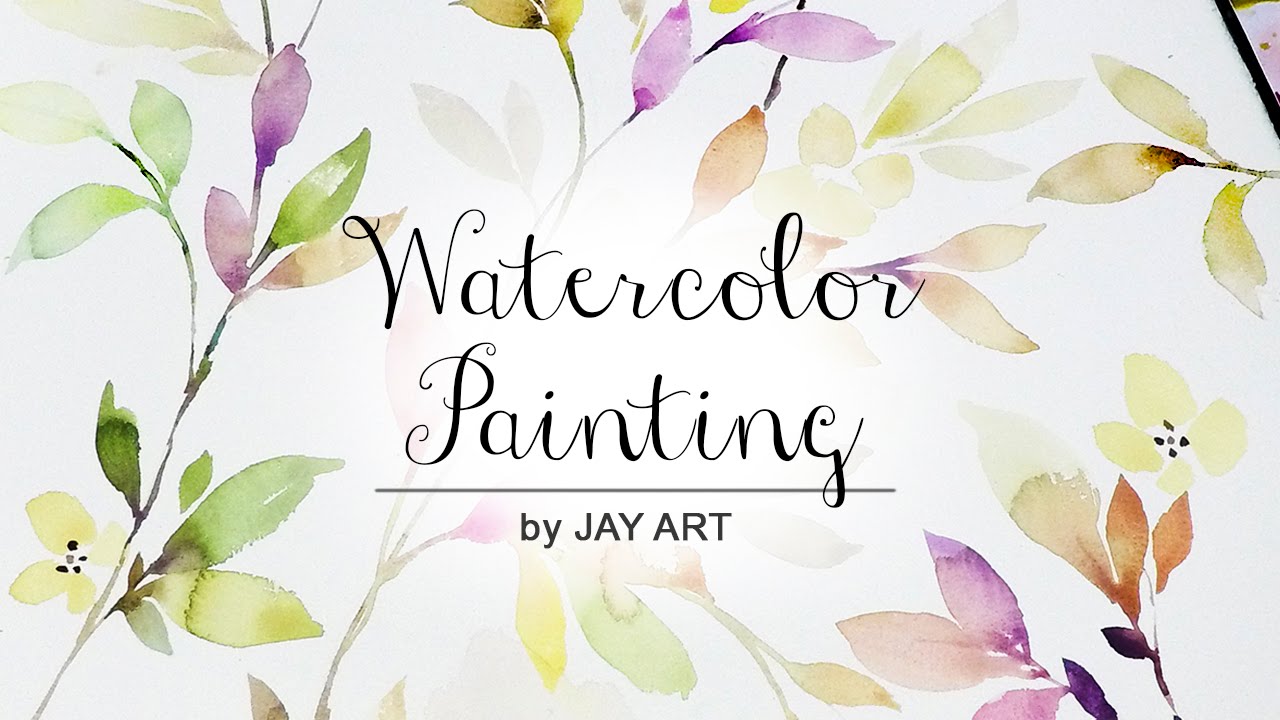 1280x720 How To Paint Foliage In Watercolor - Watercolor Foliage