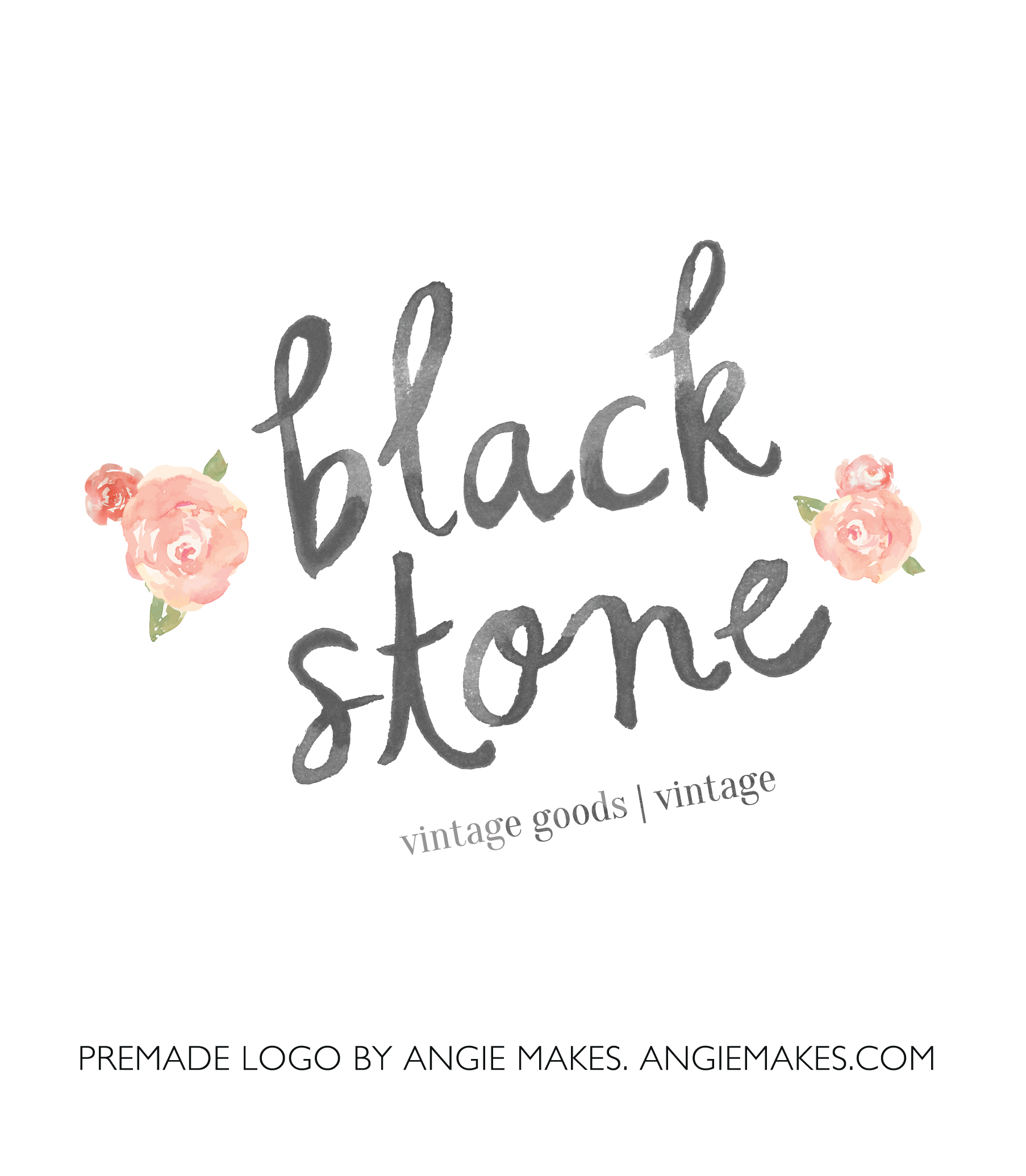1806x2070 Watercolor Font Logo - Watercolor Font