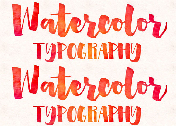 600x428 Examples Of Watercolor Typography Free Amp Premium Templates - Watercolor Font