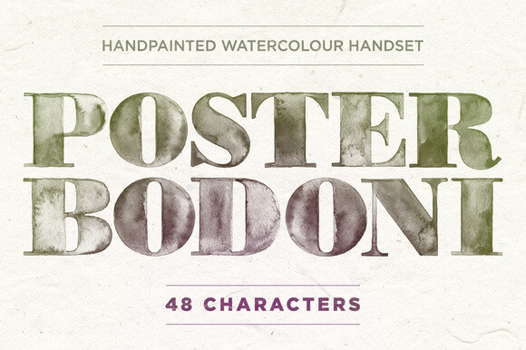 580x386 21 Adorable Watercolor Fonts For Designers Infoparrot - Watercolor Font