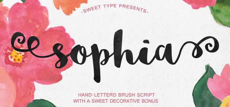 750x350 15 Beautifully Imperfect Free Brush Fonts - Watercolor Font Free