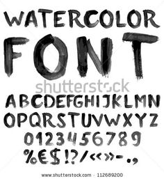 236x257 Tornac Font Free Download - Watercolor Font Free