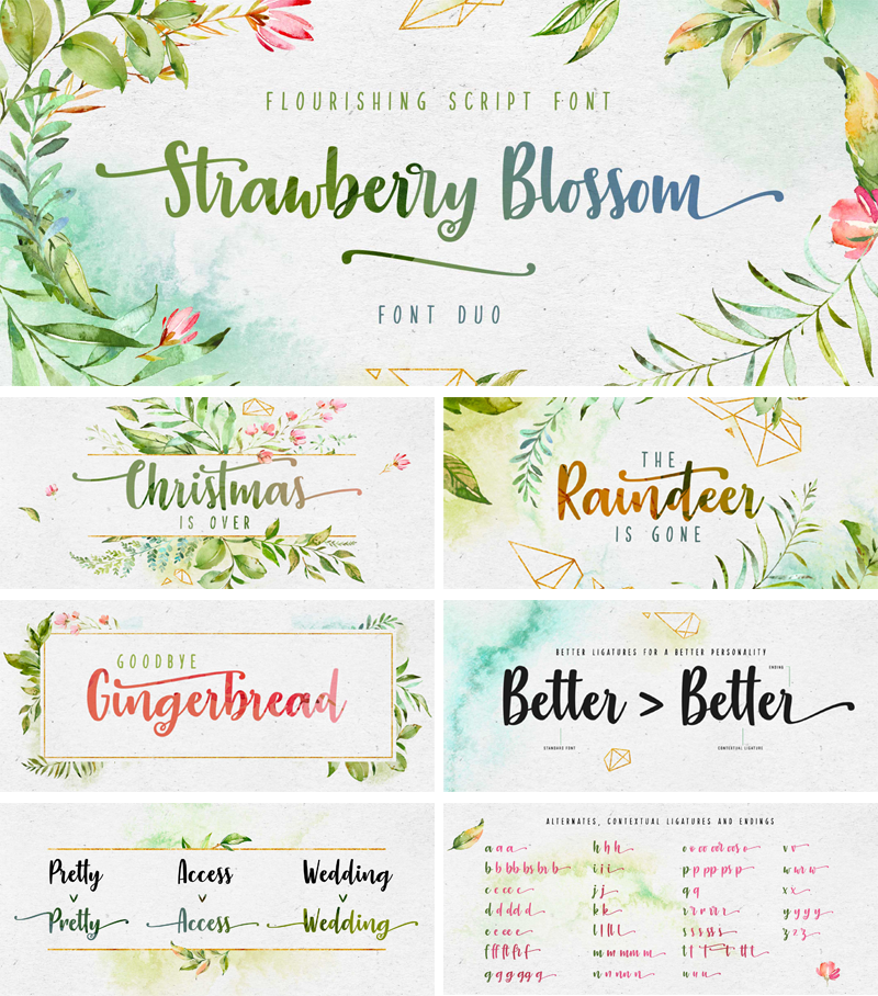 800x908 Free Beautiful Fonts - Watercolor Font Free Download