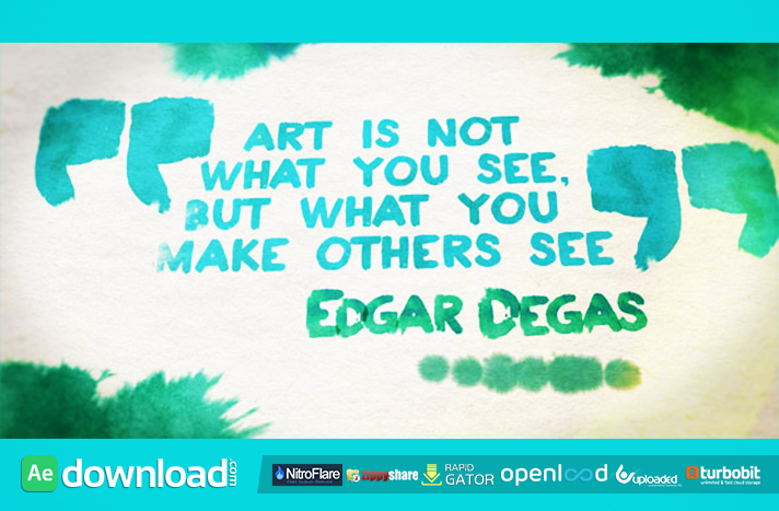 712x467 Watercolor Quotes And Animated Font Free Download - Watercolor Font Free Download