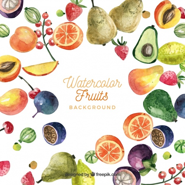 626x626 Watercolor Food Vectors, Photos And Psd Files Free Download - Watercolor Food
