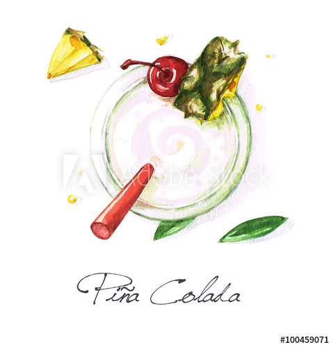 479x500 Watercolor Food Painting - Watercolor Food Illustrations