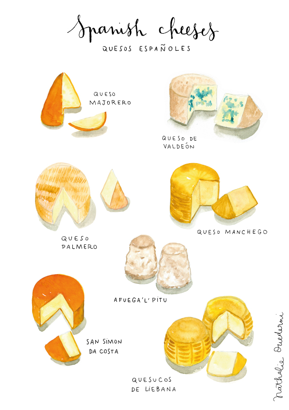 595x842 Food Illustration Made With Love And Watercolor - Watercolor Food Illustrations