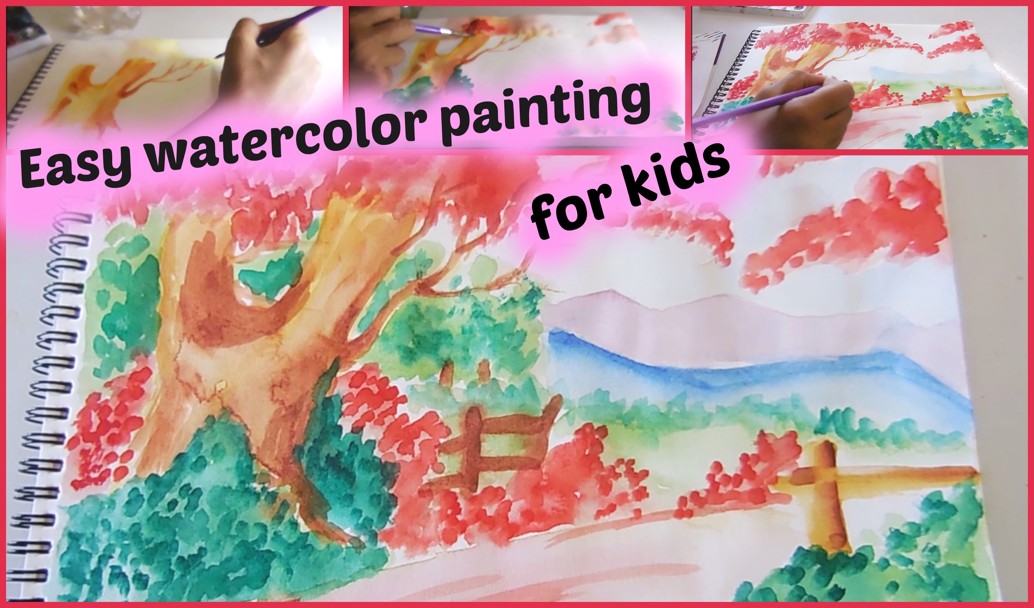 3400x2000 Easy Watercolor Painting For Kids - Watercolor For Kids
