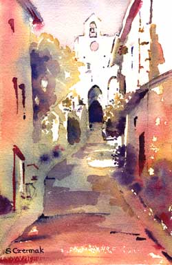 250x385 Watercolours (Watercolors) For Sale By Susan Czermak - Watercolor For Sale