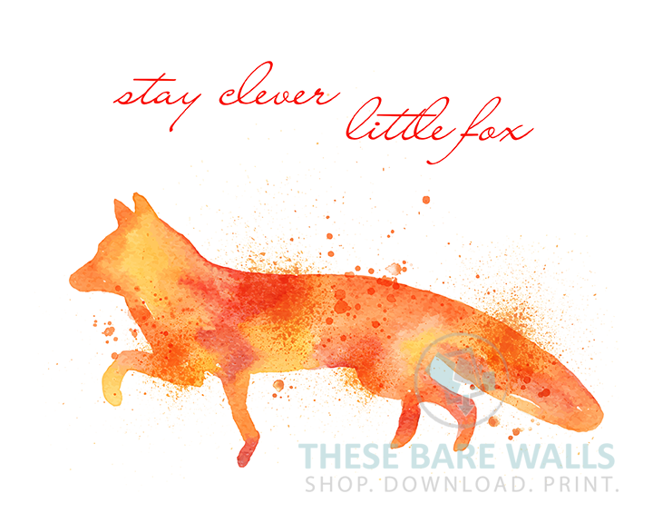 720x576 Watercolor Fox - Watercolor Fox