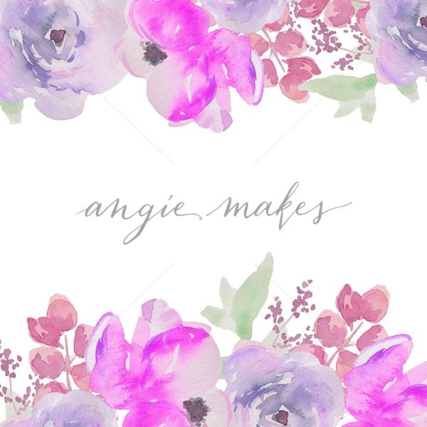 600x600 Purple And Pink Watercolor Flower Frame Background - Watercolor Frame