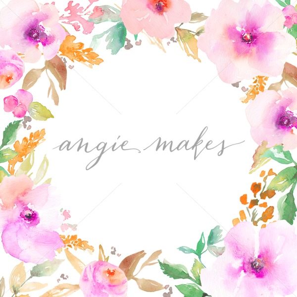 600x600 This Totally Cute Round Flower Frame Background Features Colorful - Watercolor Frame