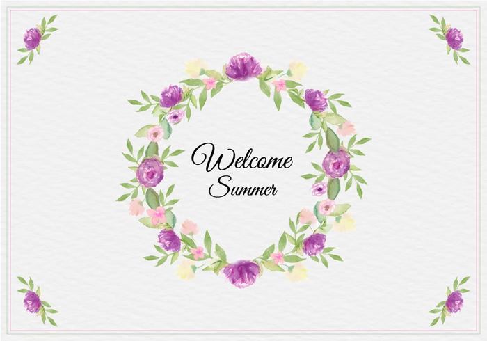 700x490 Flower Frame Free Vector Art - Watercolor Frame