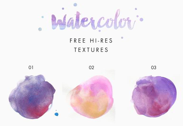 770x530 Watercolor Freebies For Graphic Designers Watercolor Texture - Watercolor Freebies