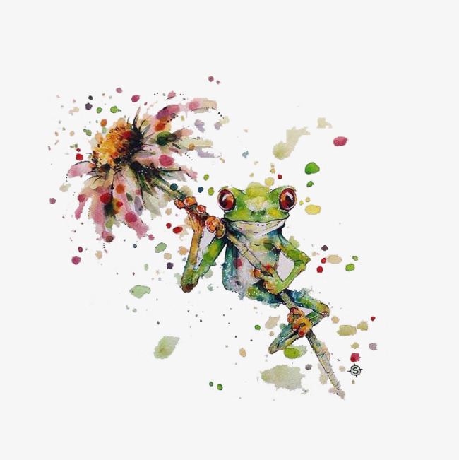 650x651 Watercolor Frogs, Watercolor Clipart, Green, Watercolor Png Image - Watercolor Frog