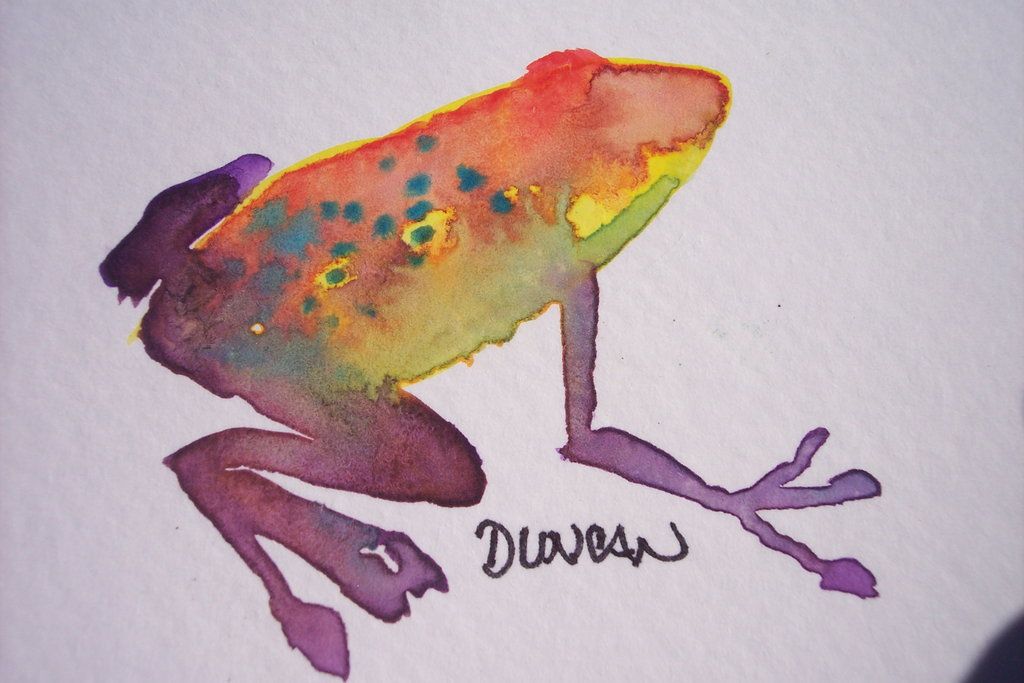 1024x683 Watercolor Frog By ~duncanclay Tattoo Inspiration - Watercolor Frog